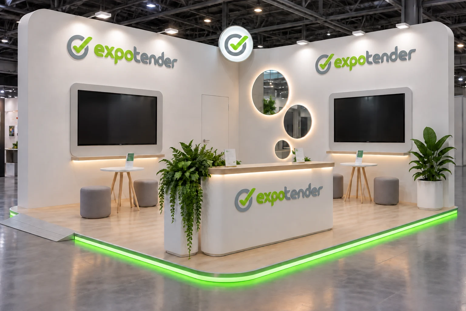 Визуализация выставочного стенда ExpoTender